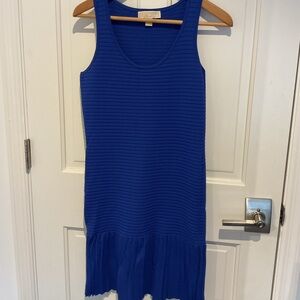 Michael Kors Royal Blue Ribbed Dress